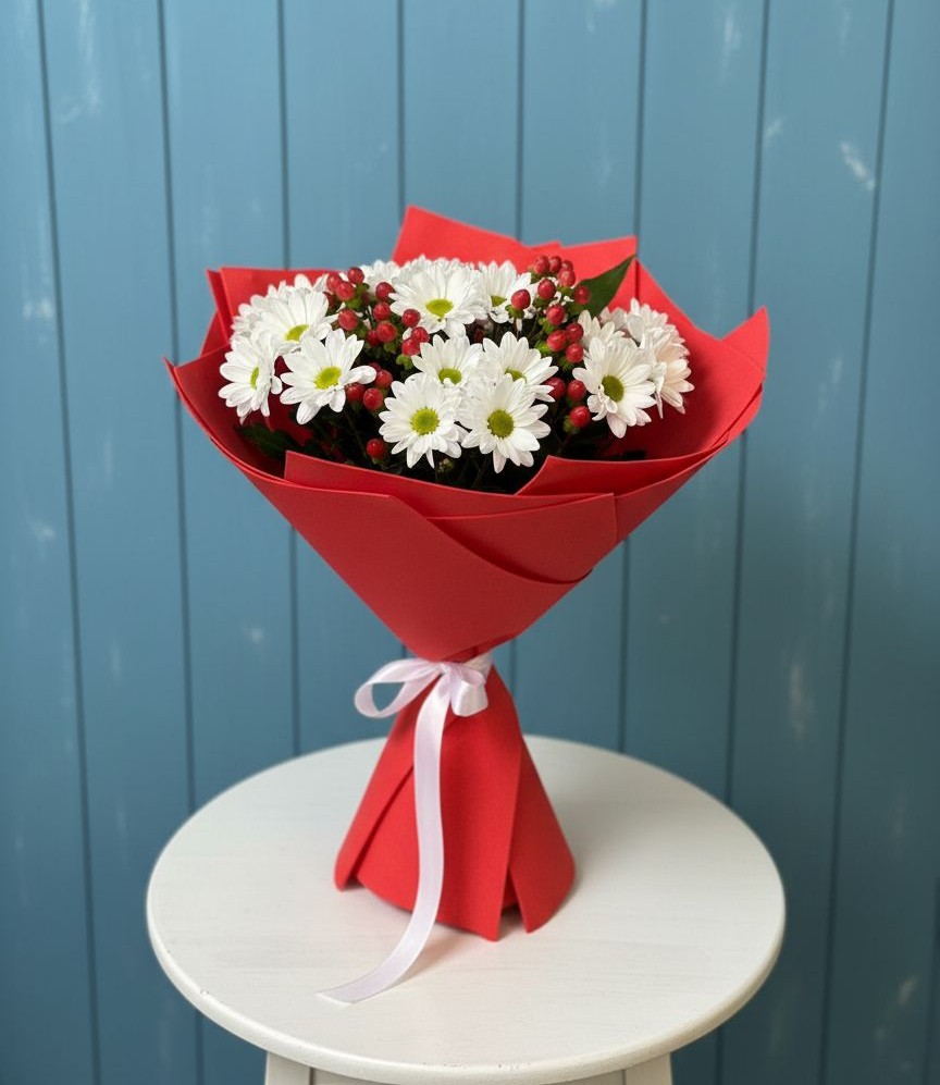 Букет цветов из: Хризантемы в Павловка Башкортостан