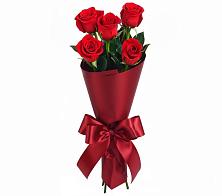 Букет 5 Красных роз Эдлесс Лав в Павловка Башкортостан