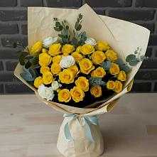 Букет цветов из:  Розы в Павловка Башкортостан