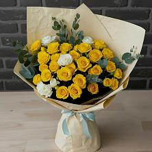 Букет цветов из:  Розы в Павловка Башкортостан