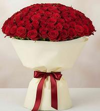 Букет 101 Красная роза Милано в Павловка Башкортостан
