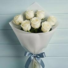Букет 7 Белых роз Эдлесс Лав #REPLACE_PRED# Павловка Башкортостан