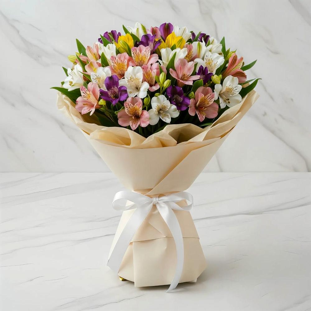 Букет цветов из: Альстромерии в Павловка Башкортостан