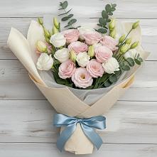 Букет цветов из:  Лизиантусы #REPLACE_PRED# Павловка Башкортостан