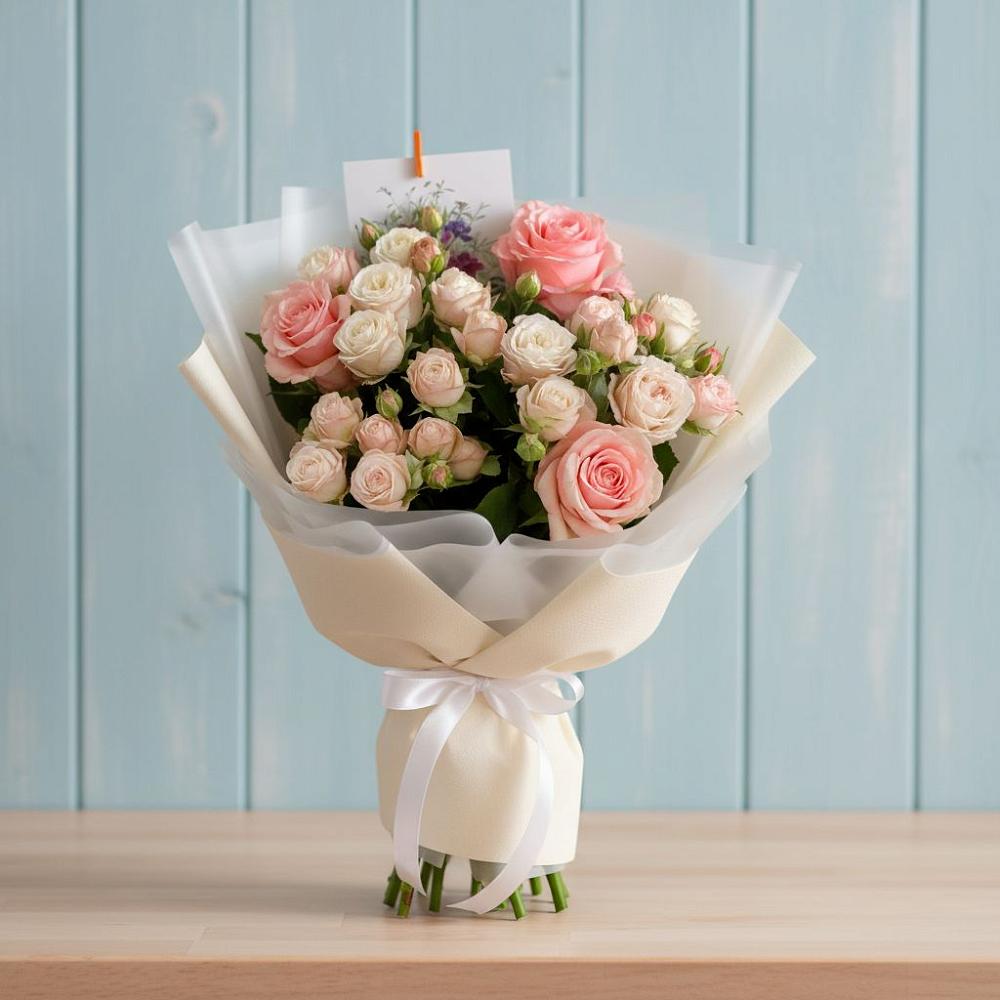 Букет цветов из: Розы в Павловка Башкортостан