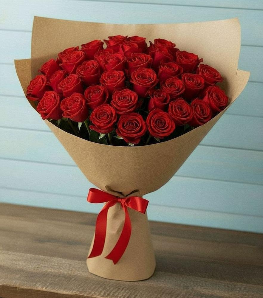Букет Красные розы Милано в Павловка Башкортостан