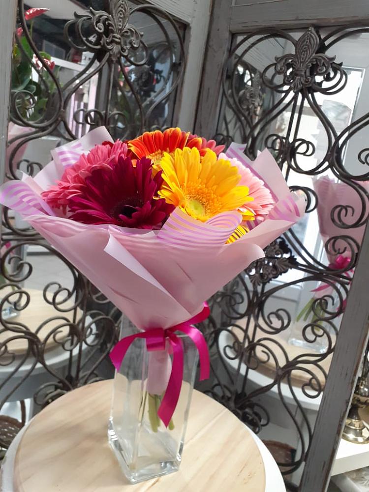 Букет цветов из: Герберы в Павловка Башкортостан