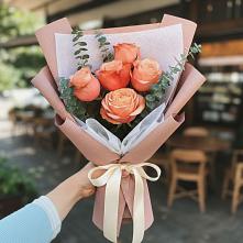 Букет цветов из:  Розы в Павловка Башкортостан