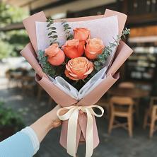 Букет цветов из:  Розы в Павловка Башкортостан