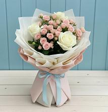 Букет цветов из:  Розы в Павловка Башкортостан