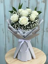 Букет цветов из:  Розы в Павловка Башкортостан