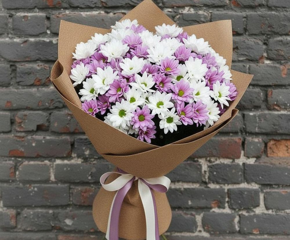 Букет цветов из: Хризантемы в Павловка Башкортостан