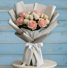 Букет цветов из:  Розы в Павловка Башкортостан