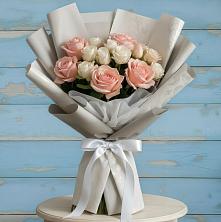 Букет цветов из:  Розы в Павловка Башкортостан
