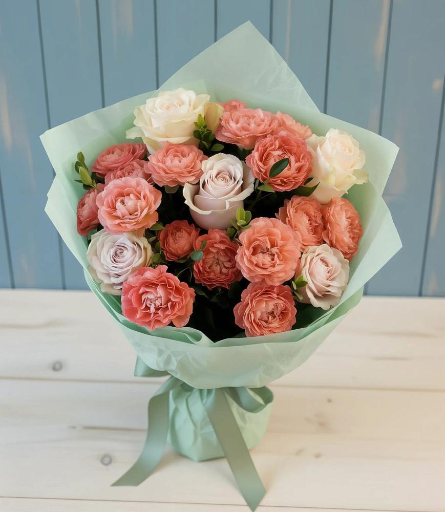 Букет цветов из: Розы в Павловка Башкортостан