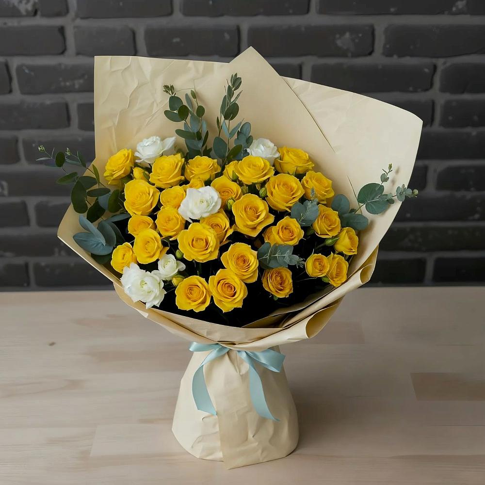 Букет цветов из: Розы в Павловка Башкортостан