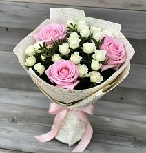 Букет цветов из:  Розы в Павловка Башкортостан