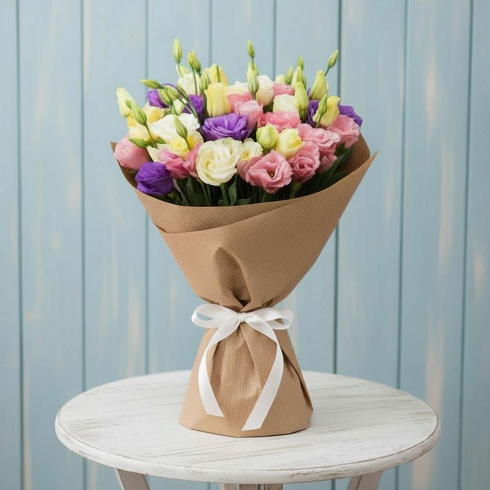 Букет цветов из: Лизиантусы в Павловка Башкортостан