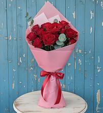 Букет цветов из:  Розы в Павловка Башкортостан