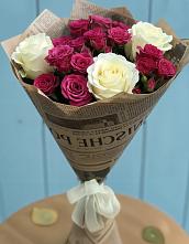 Букет цветов из:  Розы в Павловка Башкортостан