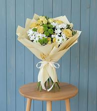 Букет цветов из:  Хризантемы и Розы #REPLACE_PRED# Павловка Башкортостан