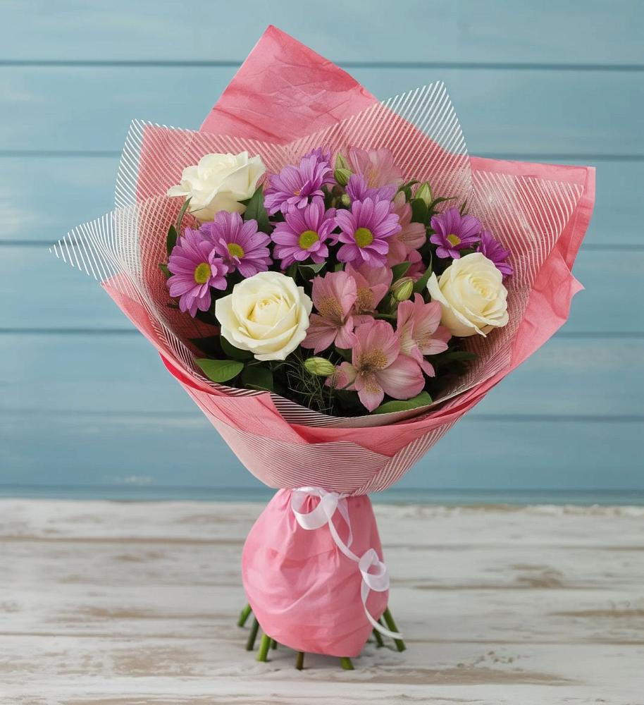 Букет цветов из: Герберы в Павловка Башкортостан