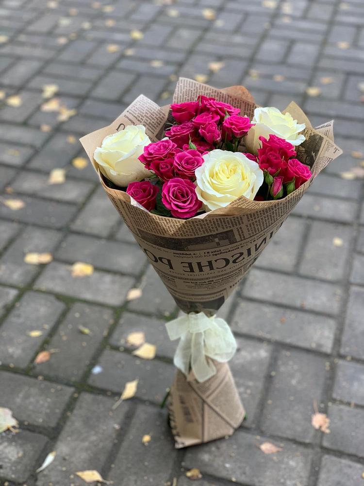 Букет цветов из: Розы в Павловка Башкортостан