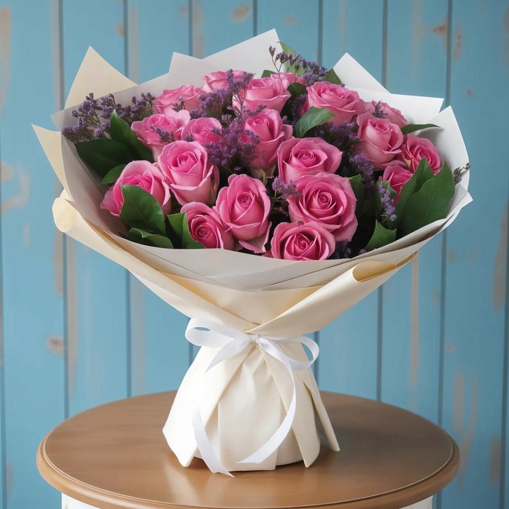 Букет цветов из: Розы в Павловка Башкортостан