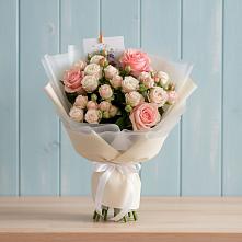 Букет цветов из:  Розы в Павловка Башкортостан
