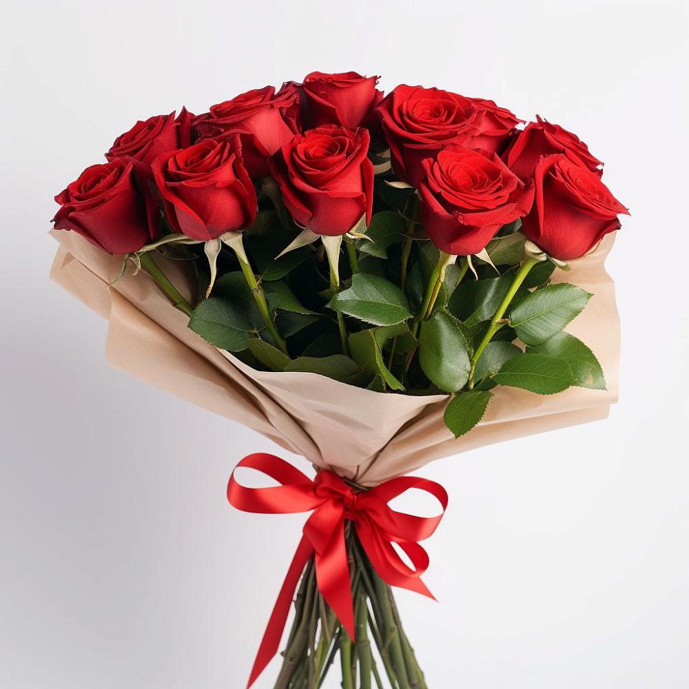 Букет 11 Красных роз Эдлесс Лав в Павловка Башкортостан