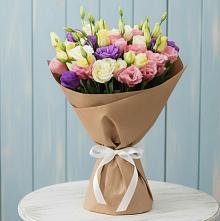 Букет цветов из:  Лизиантусы в Павловка Башкортостан